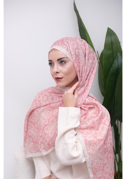 Zarif Floral Desenli Dijital Soft Şal modelleri