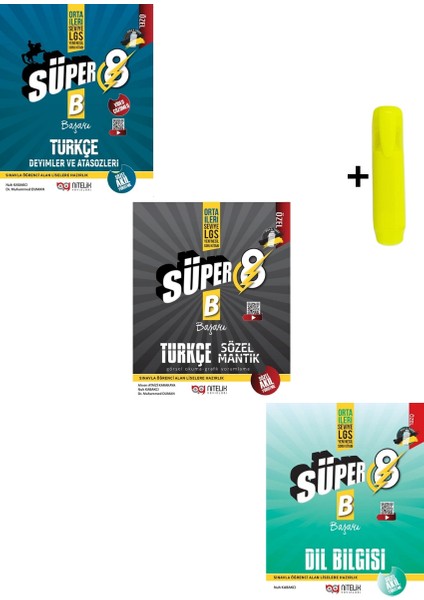 Nitelik 8. Sınıf Deyimler Atasözleri Sözel Mantık Dil Bilgisi Soru Kitabı Seti Yeni