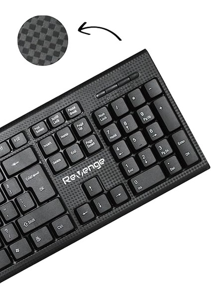 Deskmate+ Siyah Türkçe Q Ev Ofis Kullanımına Uygun USB Kablolu Klavye ve Mouse Seti modelleri