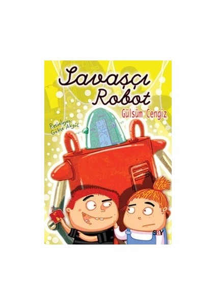 Savaşçı Robot (Renkli Resimli Büyük Boy)