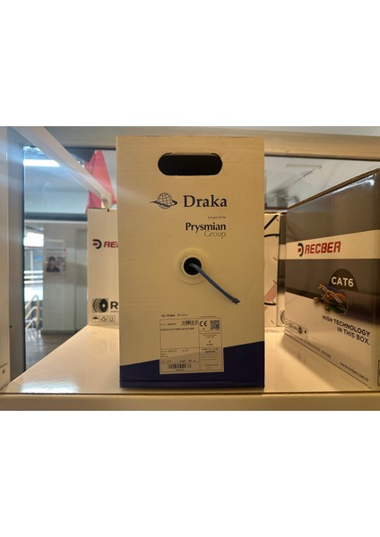 Draka H.f Cat6 UC400 C6 U/utp 23AWG Lshf 305 M. Mavi