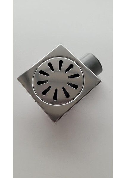 Yer Süzgeci Metal Kapaklı Koku Önleyicili Yandan Çıkışlı 10X10CM fiyatları