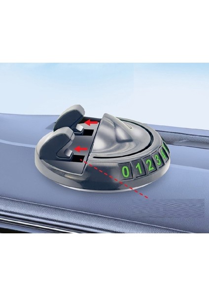 360° Dönebilen Yapışkanlı Numaratörlü Araç Telefon Tutucu fırsatları