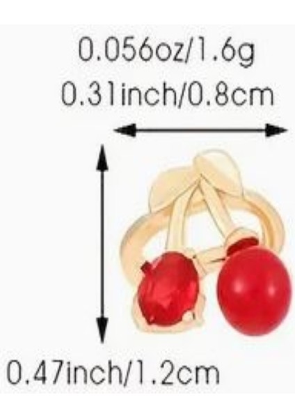 Taşlı Kiraz Tragus Küpe fiyatları