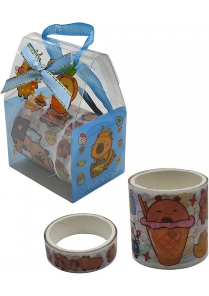 Kapibara Rulo Sticker 3'lü Set - Capybara fiyatları