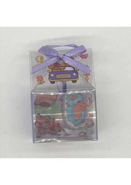 Kapibara Rulo Sticker 3'lü Set - Capybara modelleri