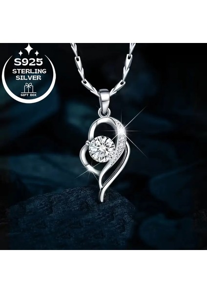 Lidya parlak taşlı 925 ayar gümüş zincir kadın kolye fiyatları