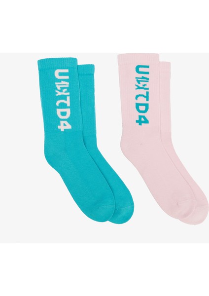Unıted4 Kadın Yeşil 2'li Çorap