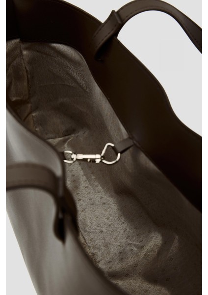 Tenza Omuz Çantası Acıkahve Mat Deri fiyatları