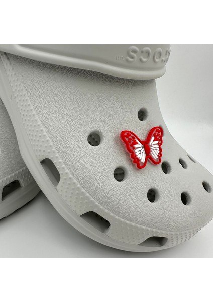 Terlik Süsü ve Aksesuarı , Çanta Süsü – Jibbitz 3D Büyük Boy Desenli Kelebek Figür Logo Aksesuar fiyatları