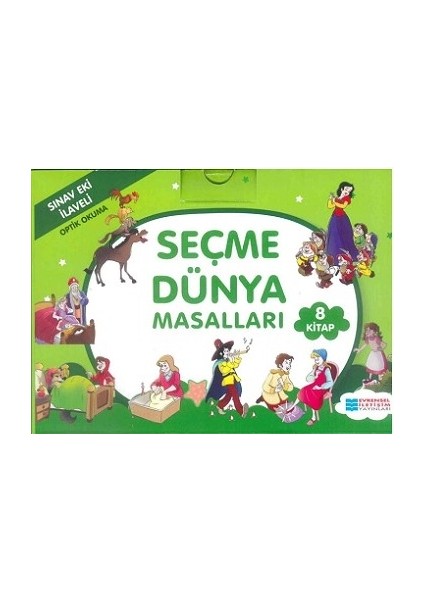 Seçme Dünya Masalları (8 Kitap - Düz Yazılı)