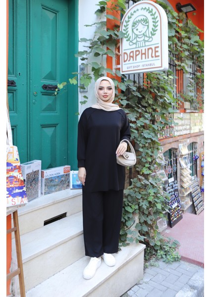 Yanları Cepli Fermuarlı Modal Takım