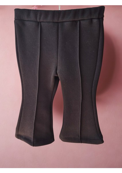 Kız Bebek 3'lü Kış Kombini – Siyah Kapüşonlu Sweat, Popcorn Dokulu Yelek, Pantolon fırsatları