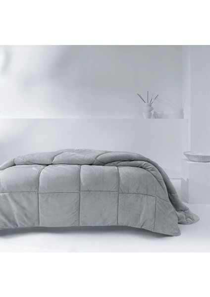 Bedding Wellsoft Gri - Tek Kişilik Yorgan Outlet Ürün