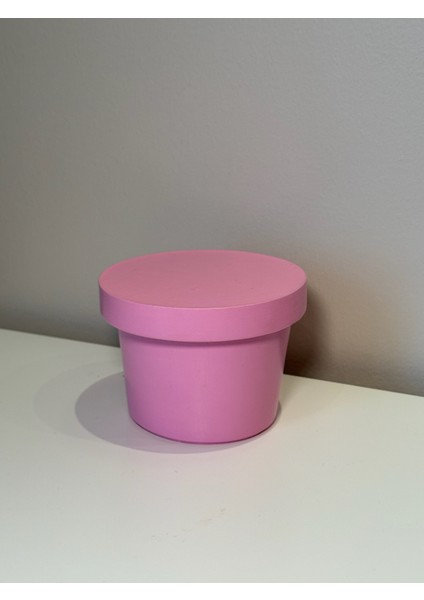 Çilekli Pasta Konseptli Tasarım Mumluk | Kapaklı Soya Mum fırsatları