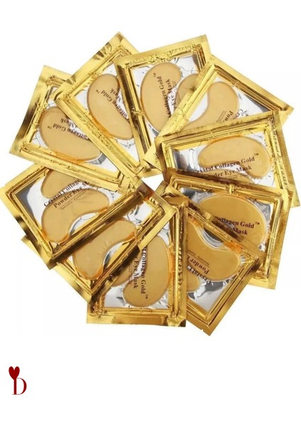 Altın Maske Göz Altı Için Bio-Collagen 5 Paket Maske modelleri