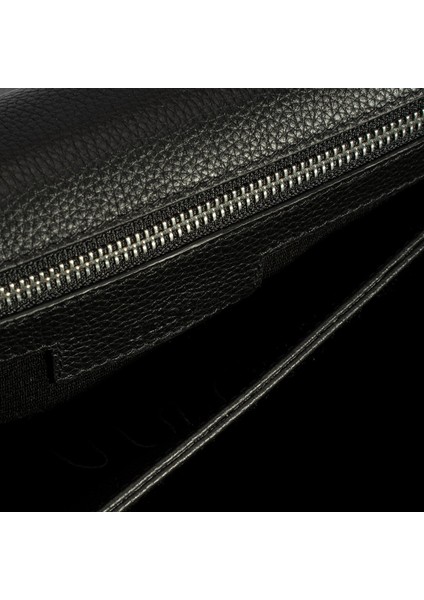 Erkek Siyah Deri Evrak Çantası