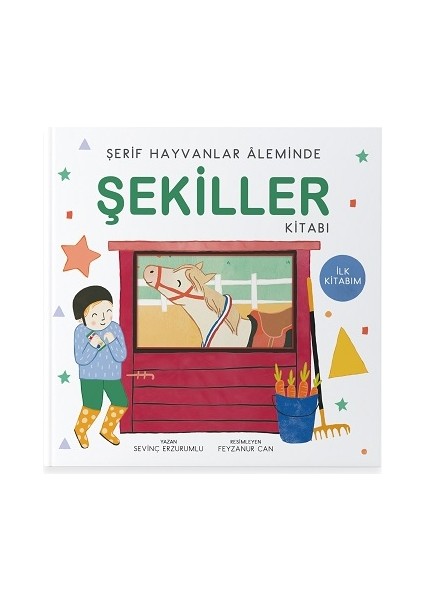 Şerif Hayvanlar Aleminde - Şekiller Kitabı (Ciltli)