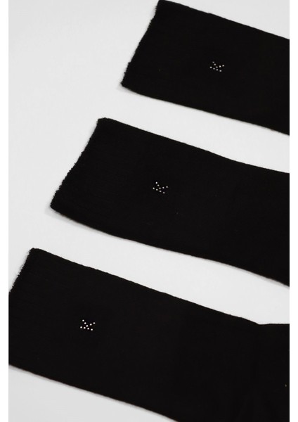 Kadın 3'lü Paket Melissa Modal Soket Çorap Siyah/Siyah/Siyah fırsatları