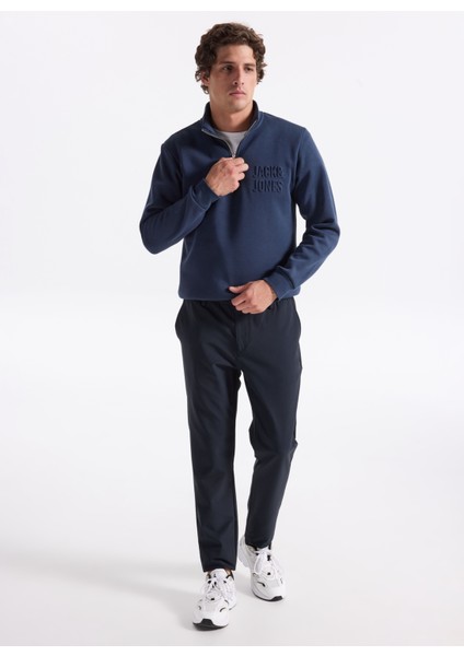 Dik Yaka Lacivert Erkek Sweatshırt 12299799 Jornewove Sweat Smu fiyatları