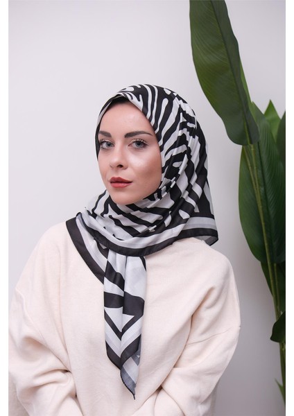 Renkli Karma Desen Dijital Soft Eşarp