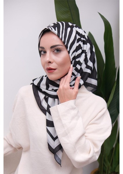 Renkli Karma Desen Dijital Soft Eşarp