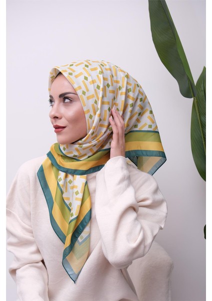 Renkli Karma Desen Dijital Soft Eşarp modelleri