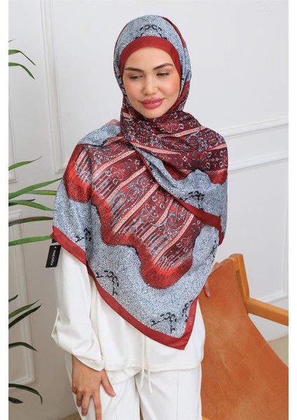 Zarif Paisley Desenli Dijital Soft Şal