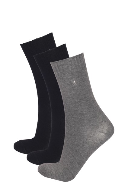 Kadın 3'lü Paket Melissa Modal Soket Çorap Siyah-Antrasit-Siyah indirimleri