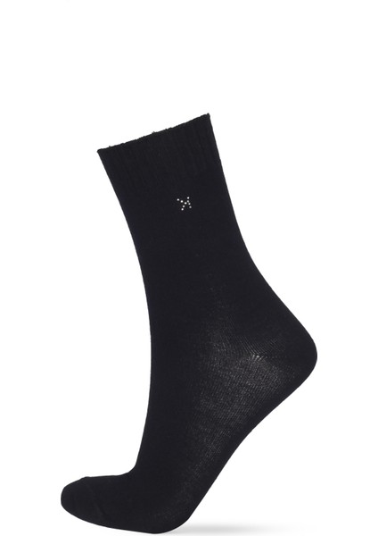 Kadın 3'lü Paket Melissa Modal Soket Çorap Siyah-Antrasit-Siyah