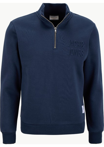 Dik Yaka Lacivert Erkek Sweatshırt 12299799 Jornewove Sweat Smu