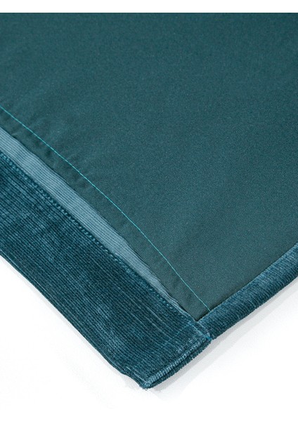 Rayna Kadife Perde Mavi 120X210 indirimleri