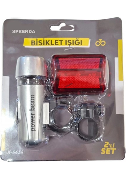 LED Bisiklet Lambası Feneri Ön Far Arka Stop Işık Aydınlatma Seti modelleri