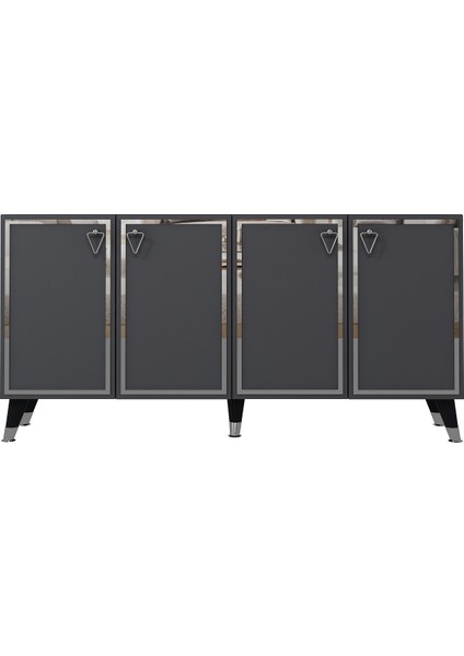 8204-1DD KB150 Konsol, Tv Ünitesi Antrasit-Gümüş modelleri