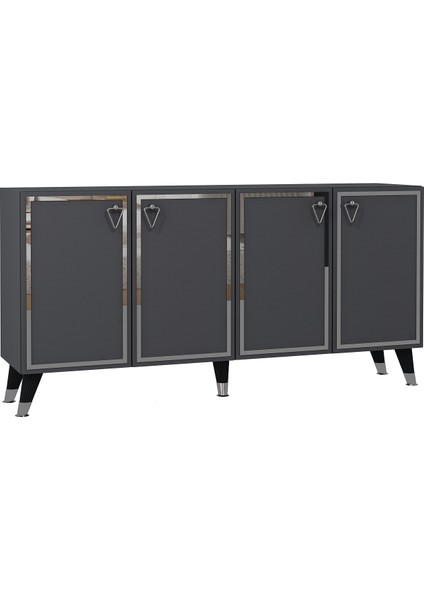 8204-1DD KB150 Konsol, Tv Ünitesi Antrasit-Gümüş fırsatları