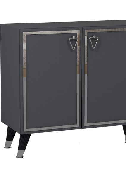 8204-1DD KB150 Konsol, Tv Ünitesi Antrasit-Gümüş indirimleri