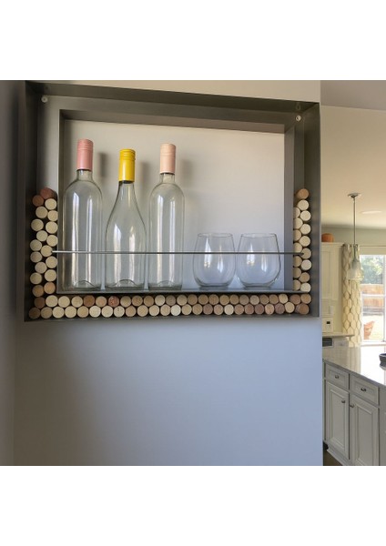 Metal Şarap Rafı, Modern Metal Raf, Duvar Tipi Metal Şaraplık fiyatları