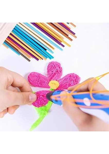 Adet 10 Renkli 3D Doodler Pen Dolum 3doodler Start 3D Kalem Filament Baskı Sıcaklığı Pcl 2,5 mm 3D Baskı Kalem Dolum Paketleri 3 Doodlers Pen Için modelleri