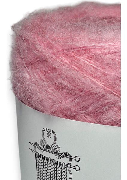 Pembe Renkli, Üç Kat Angora Örgü Ipi (500 Gr.) fırsatları