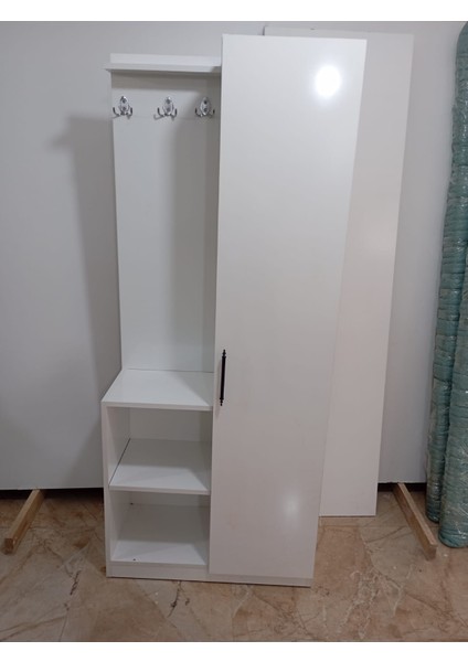 Lena Mdf Beyaz Çok Amaçlı Mutfak Dolabı