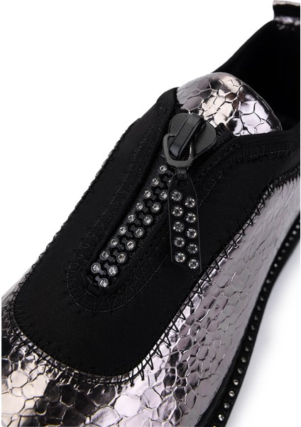 Kadın Suni Deri/tekstil Metalik Casual Ayakkabı 1172 666 Bn Ayk SK25-26 Antrasıt Bsk fırsatları