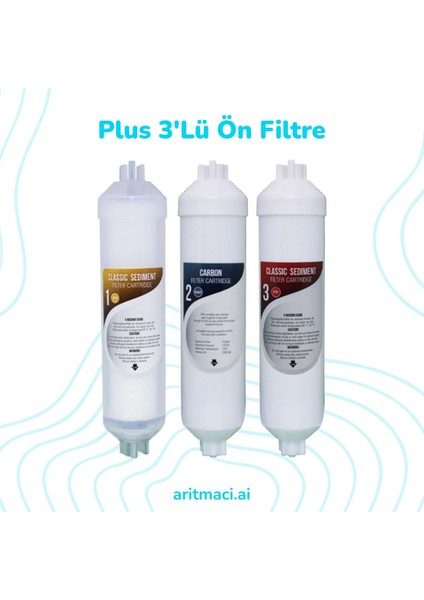 Plus 3'lü Ön Filtre Seti