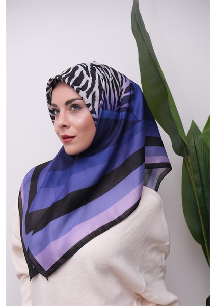 Renkli Karma Desen Dijital Soft Eşarp modelleri