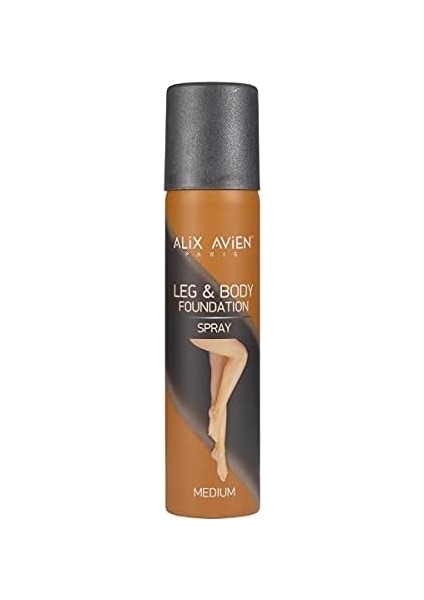 Bacak Fondöteni Medium Vücut Makyajı Bronzlaştırıcı Etki Sprey - Leg & Body Foundation Spray 75ML modelleri