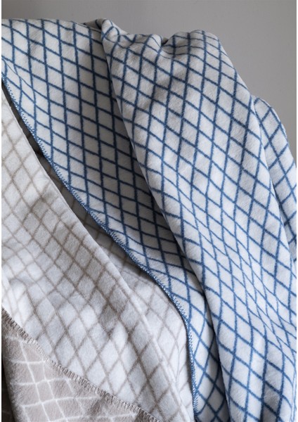 Vincent Çift Taraflı Pamuklu Battaniye Krem Tek Kişilik 150X200 cm modelleri