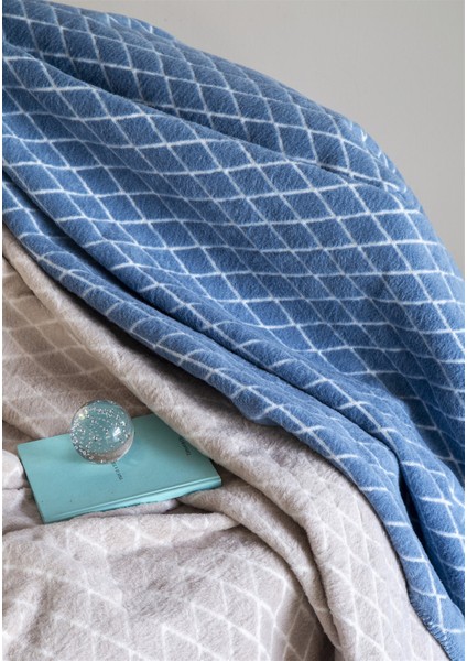 Vincent Çift Taraflı Pamuklu Battaniye Krem Tek Kişilik 150X200 cm fırsatları