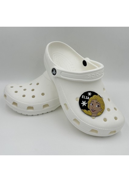 Terlik Süsü ve Aksesuarı , Çanta Süsü – Renkli Jibbitz Dev Boy 3D Kabartma Forzn Elsa Figür Aksesuar fiyatları