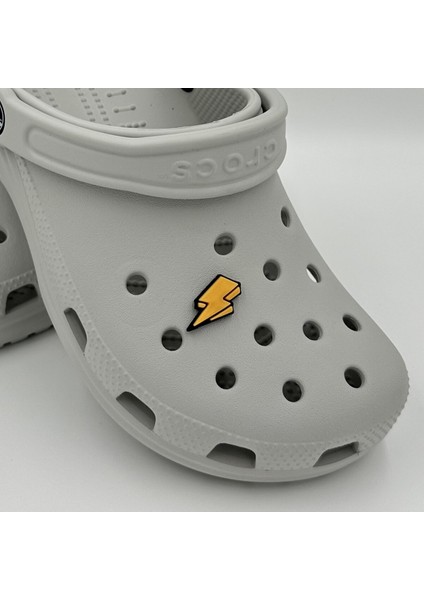 Terlik Süsü ve Aksesuarı , Çanta Süsü – Renkli Jibbitz 3D Kabartmalı Şimşek Görselli Figür Aksesuarı fiyatları