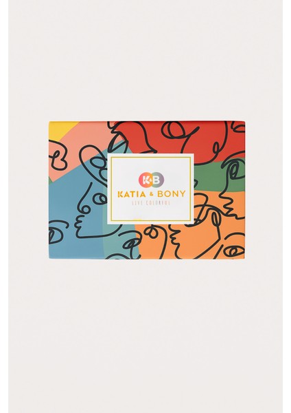 Kadın Geometrik Desenli 3'lü Kutulu Soket Çorap