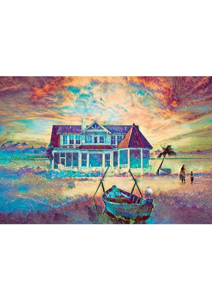 Puzzle - Tatil Evi / 500 Parça Puzzle, #3626